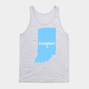 Indiana Transplant IN Blue Tank Top